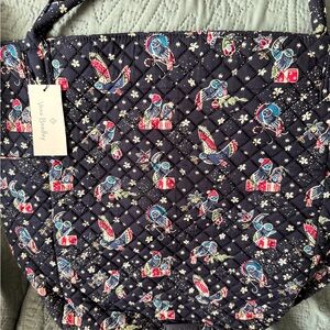 Vera Bradley Holiday Owl Quilted Tote